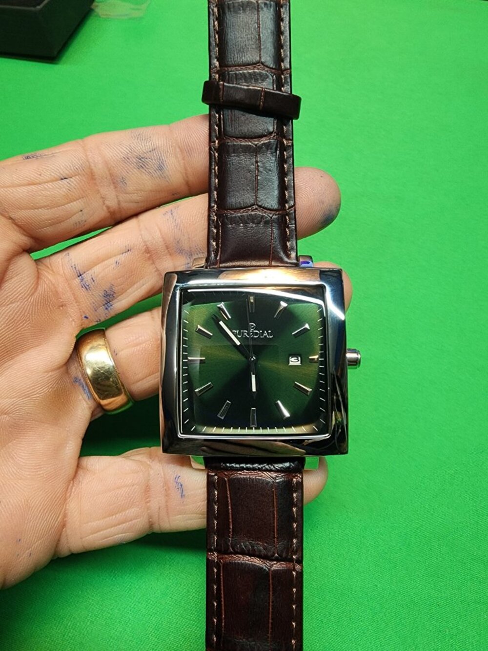 New - Men's Watch - Puredial The Square Legacy - Picture 5 of 7